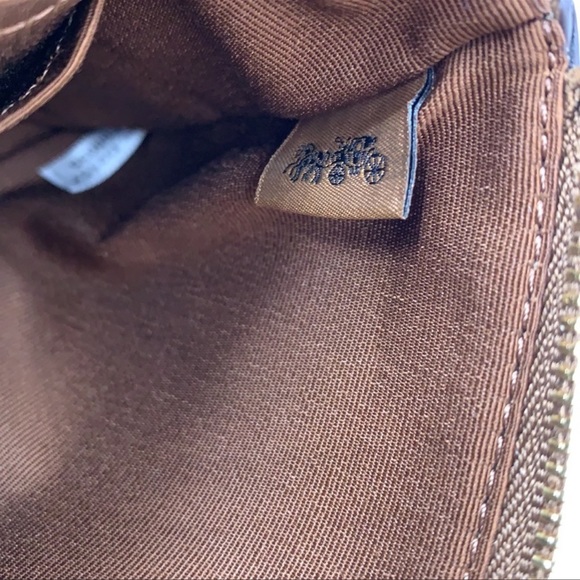 COACH Corner Zip Wristlet In Signature Canvas - Picture 5 of 16